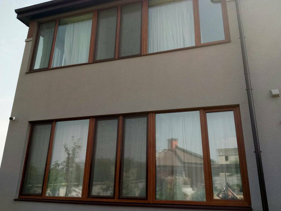 Остекление балкона теплыми алюминиевыми окнами